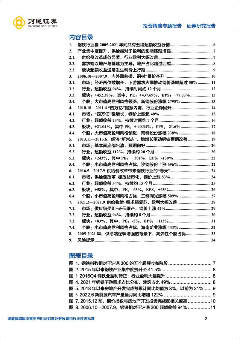 《投资策略专题报告：超额收益，钢铁从需求拉动到供给驱动-20221030-财通证券-35页》 - 第3页预览图