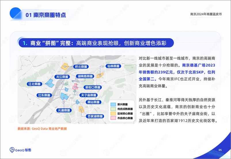 《GeoQ智图：南京2024年商圈蓝皮书》 - 第5页预览图