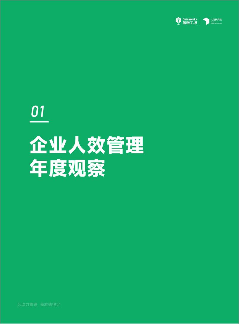 《企业人效管理年度观察》盖雅工场 - 第5页预览图