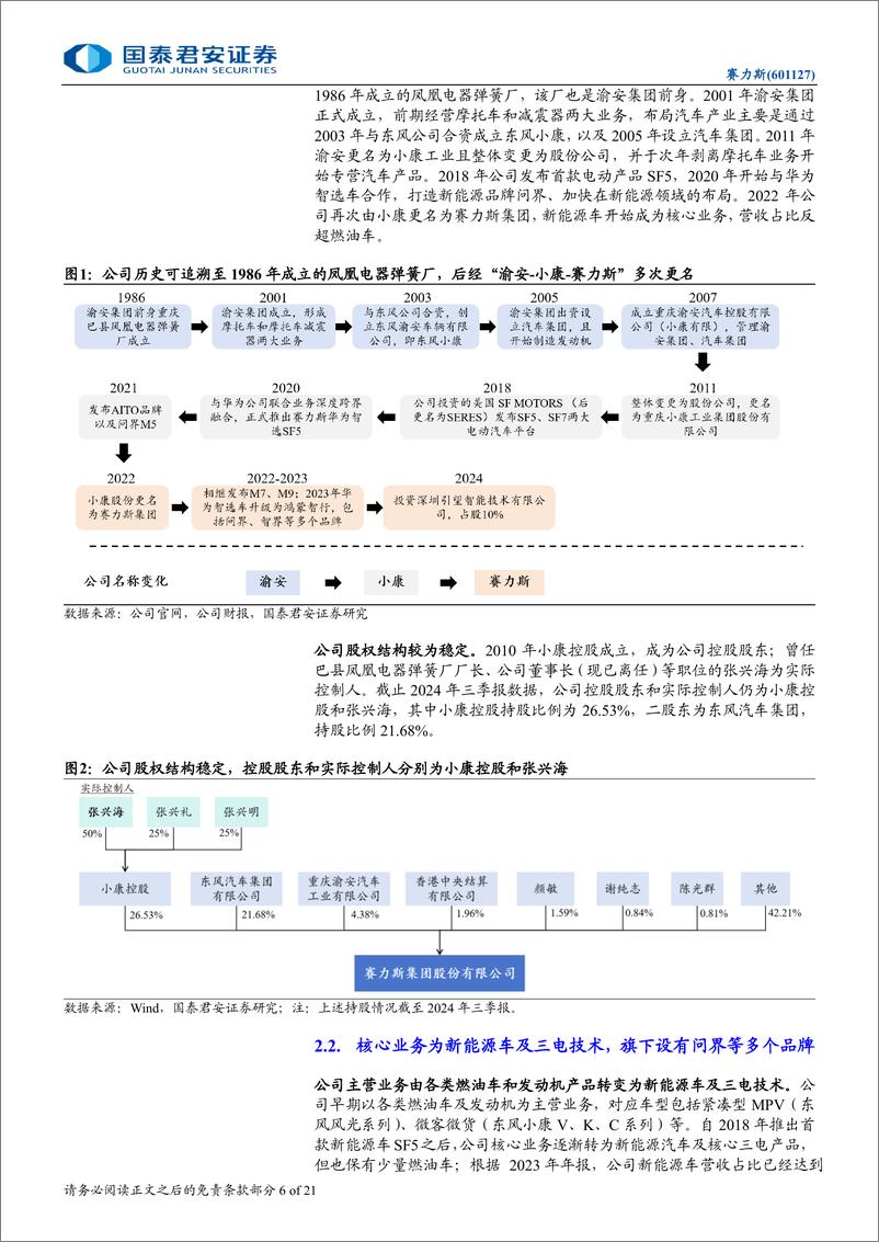 《2024赛力斯首次覆盖报告_中高端市场持续突破_渠道变革带来增量》 - 第6页预览图