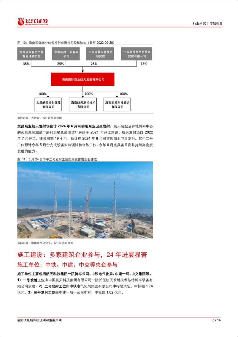 《建筑与工程行业：海南商发建设，哪些建筑企业参与其中？-240523-长江证券-14页》 - 第8页预览图