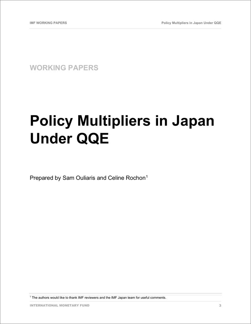 《IMF-量化宽松下的日本政策乘数（英）-2024.6-15页》 - 第3页预览图