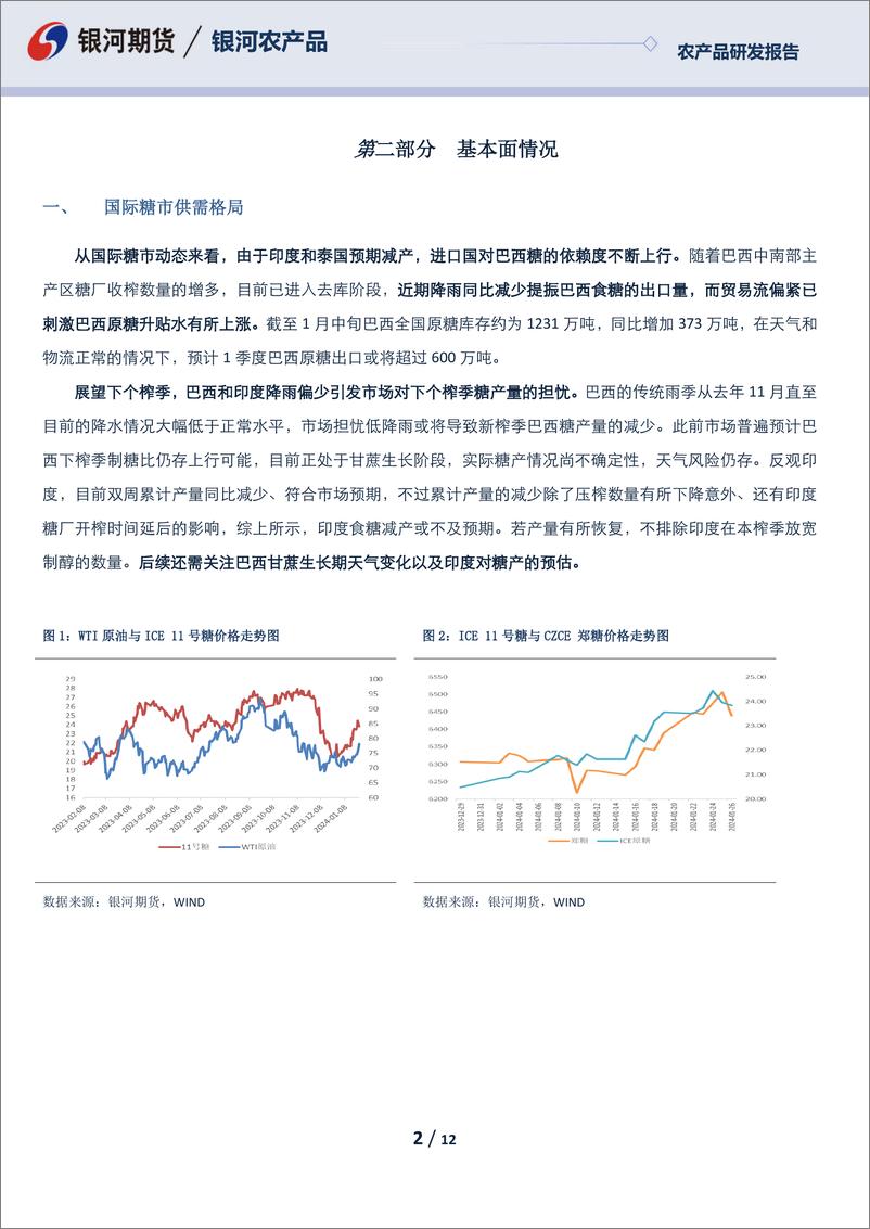 《白糖月报：去年春节内外共振历历在目 今朝内外糖价何去何从引人思-20240205-银河期货-12页》 - 第2页预览图