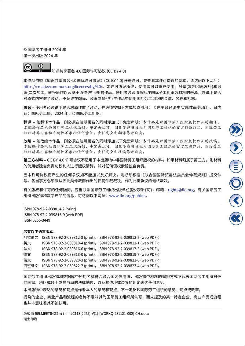 《2024年在平台经济中实现体面劳动报告》 - 第3页预览图