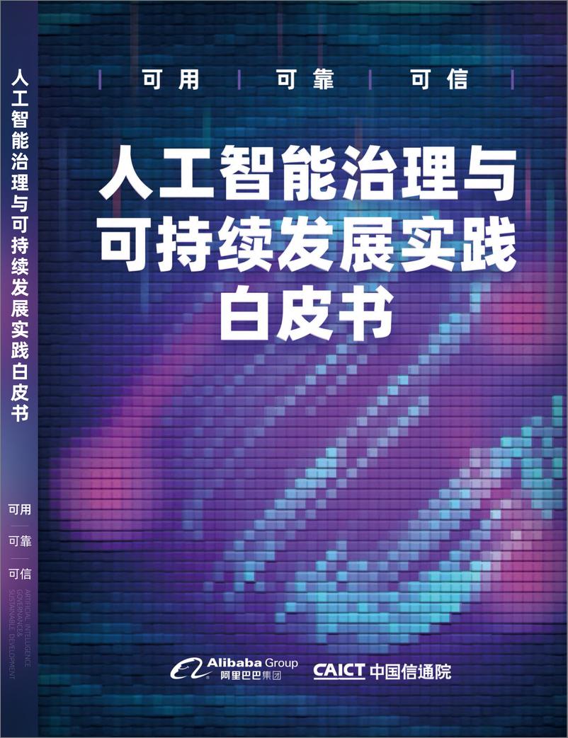 《阿里巴巴&中国信通院：人工智能治理与可持续发展实践白皮书》 - 第1页预览图