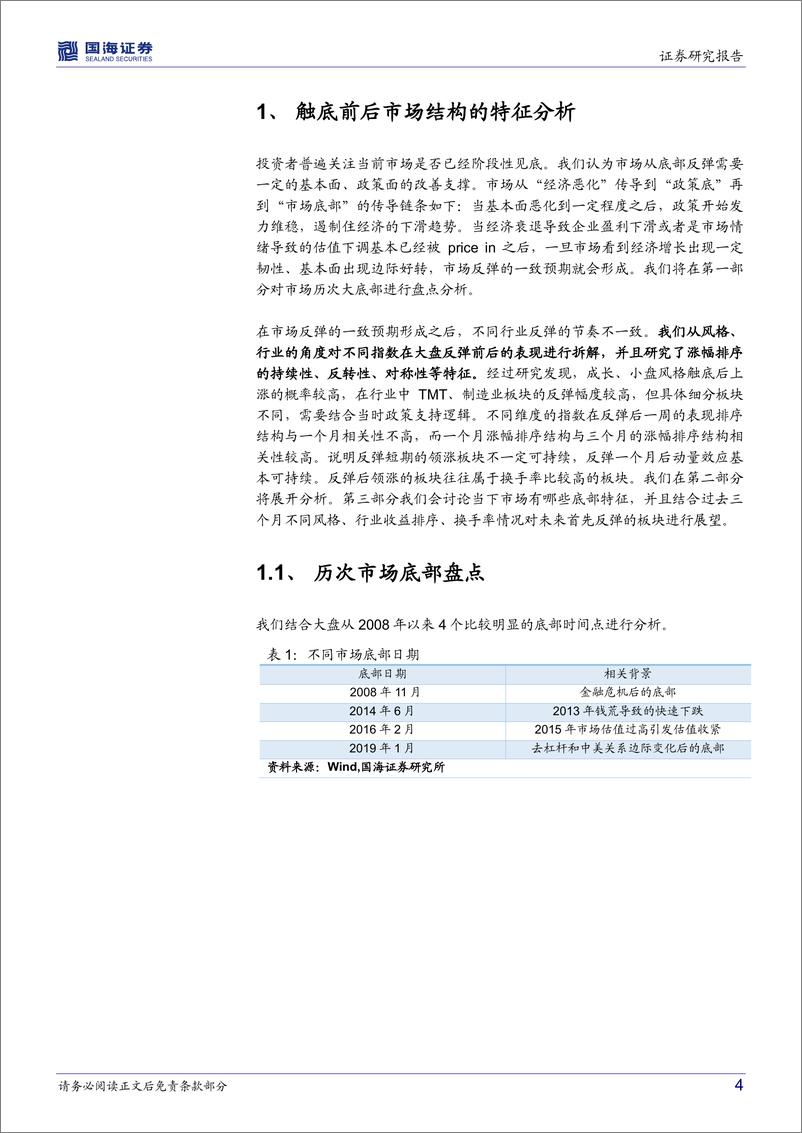 《复盘：市场在触底前后特征表现分析-20220429-国海证券-18页》 - 第5页预览图