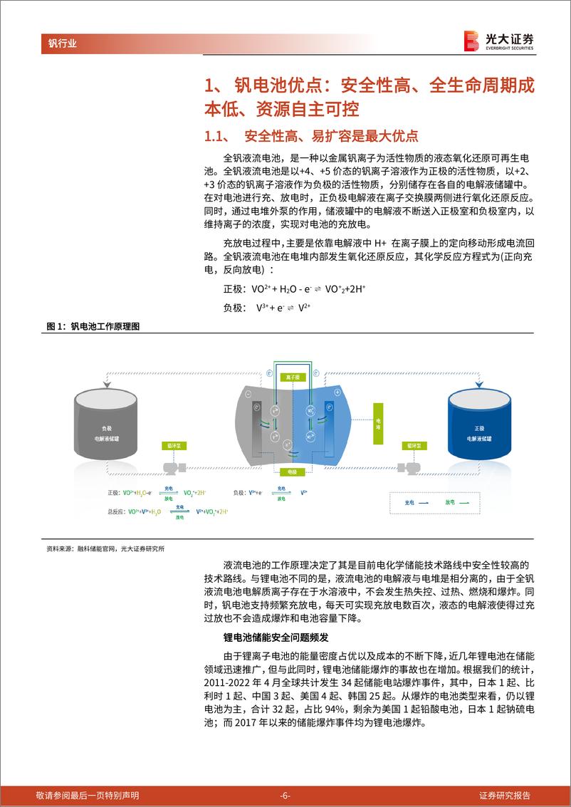 《全钒液流电池行业深度报告：安全稳定、寿命长，钒电池长时储能空间广阔-20220707-光大证券-34页》 - 第7页预览图