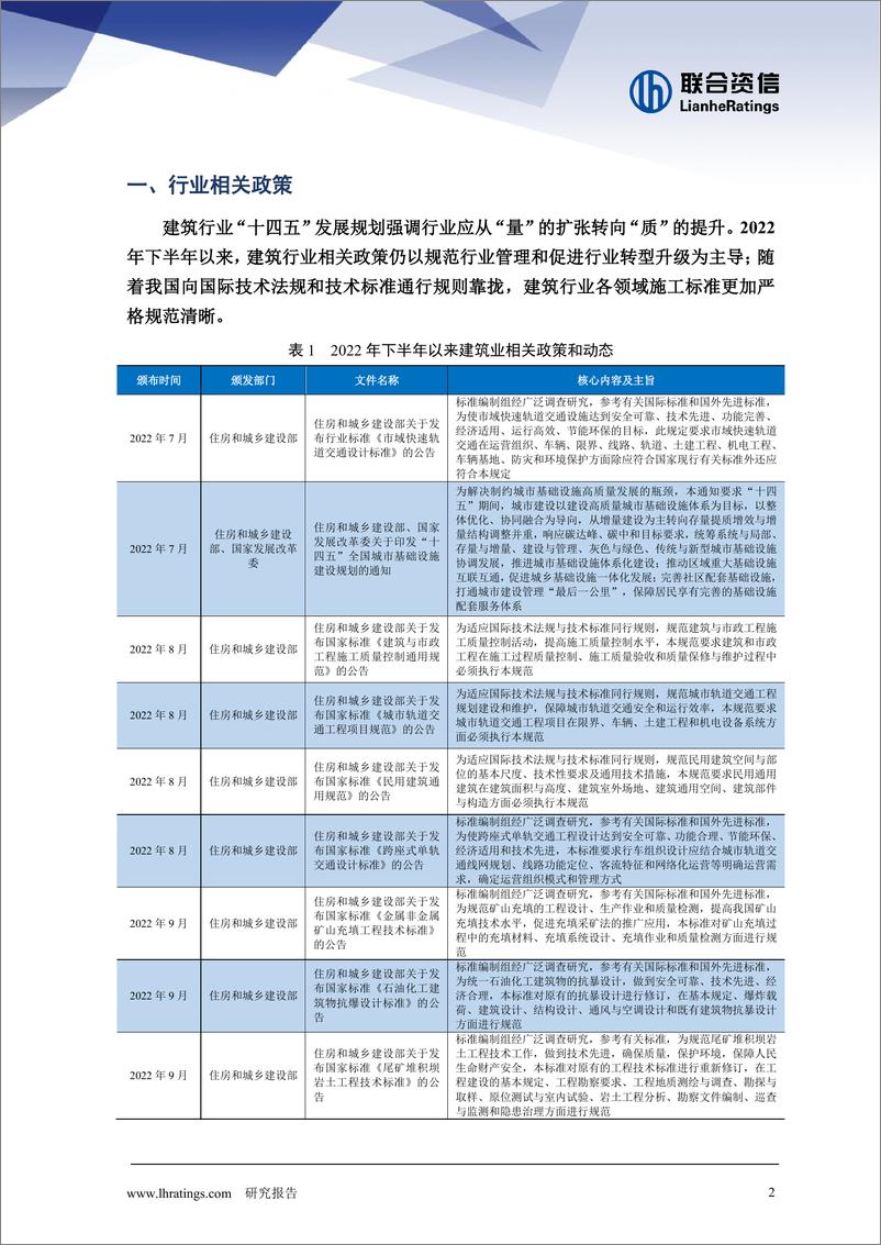 《联合资信-建筑施工行业或将维持中低速增长态势，行业集中度将持续提升——建筑施工行业研究报告-16页》 - 第3页预览图