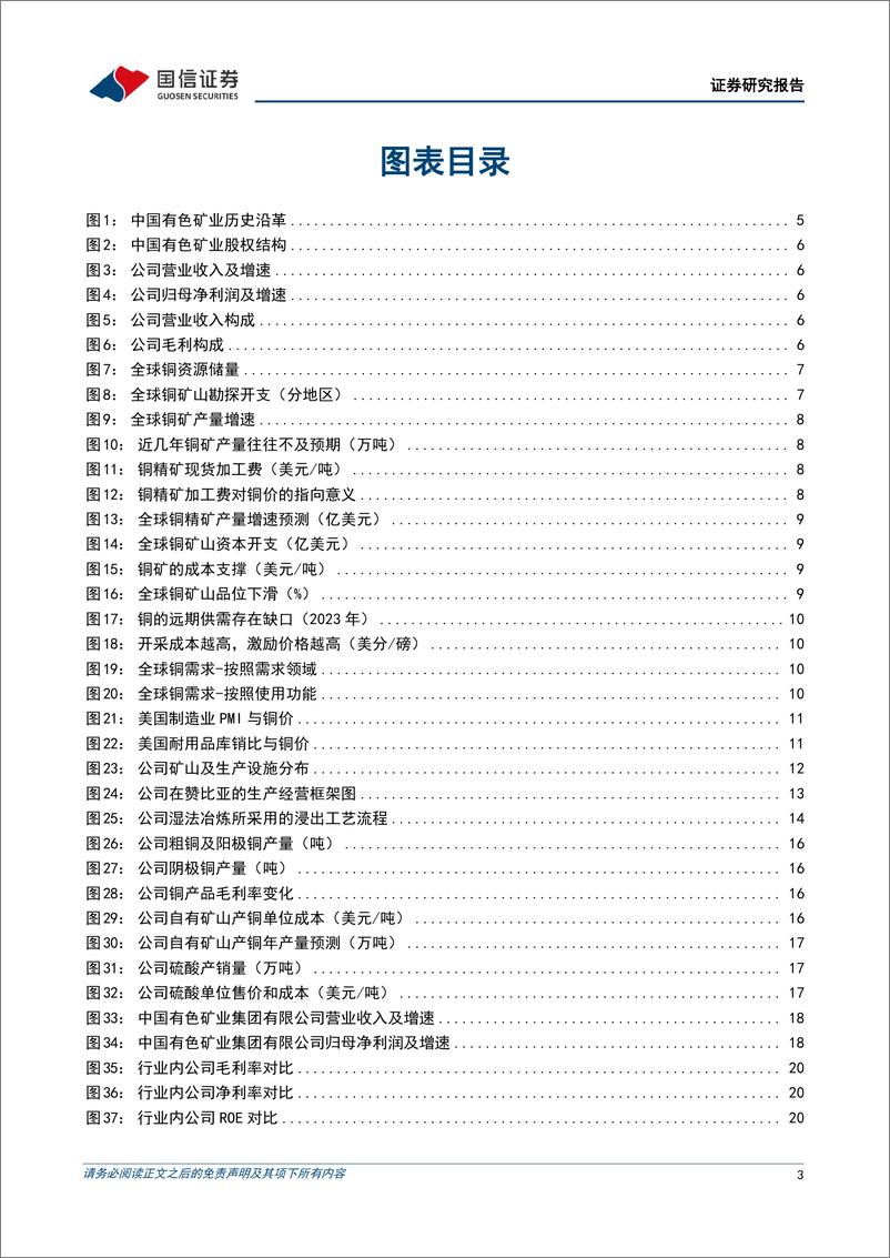 《中国有色矿业(01258.HK)矿山年产铜接近17万吨，中长期成长性值得期待-240612-国信证券-29页》 - 第3页预览图