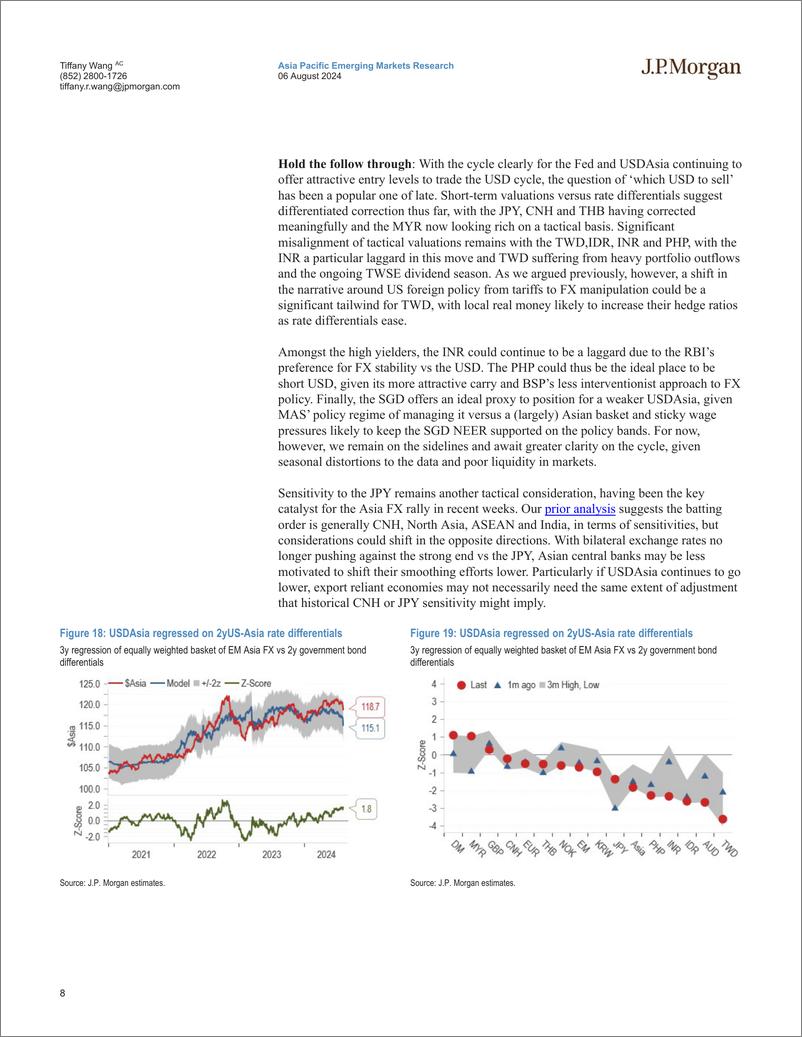 《JPMorgan Econ  FI-Asian FX Back to square one Move from UW to MW Asia FX in G...-109693877》 - 第8页预览图