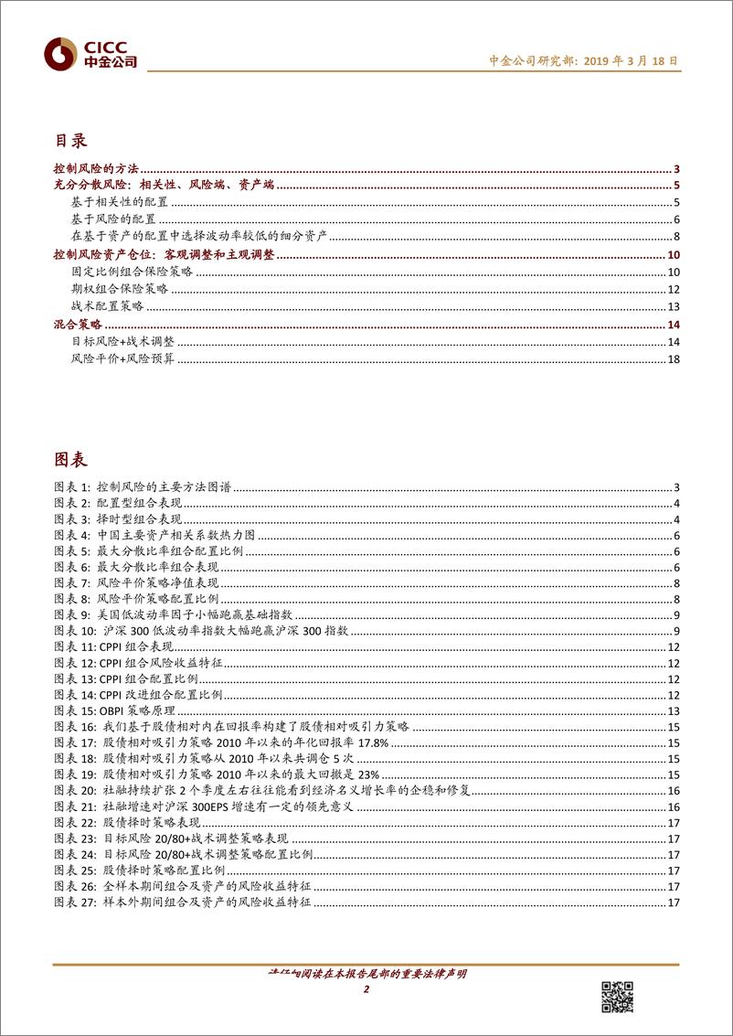 《资产配置方法论之二十一：控制风险一定要放弃回报么？-20190318-中金公司-20页》 - 第3页预览图