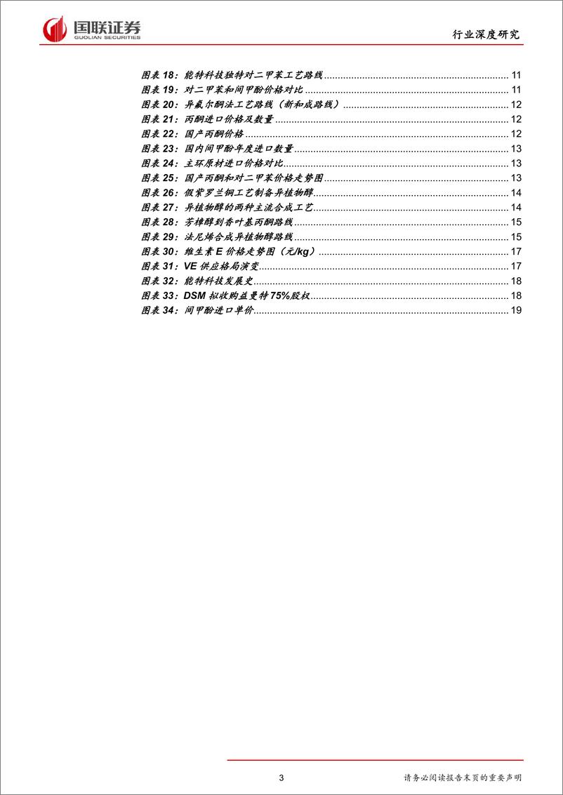 《维生素E行业：双重因素推动价格上涨，信心比黄金珍贵-20190610-国联证券-22页》 - 第4页预览图