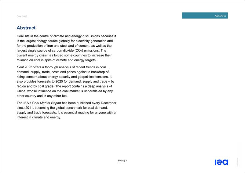 《国际能源署-2022年煤炭-2025年分析和预测（英）-2022.12-137页》 - 第4页预览图