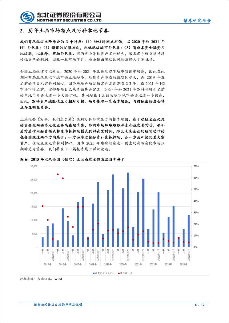《债券专题报告：需要回到底层逻辑来思考万科的舆情扰动-250124-东北证券-12页》 - 第6页预览图