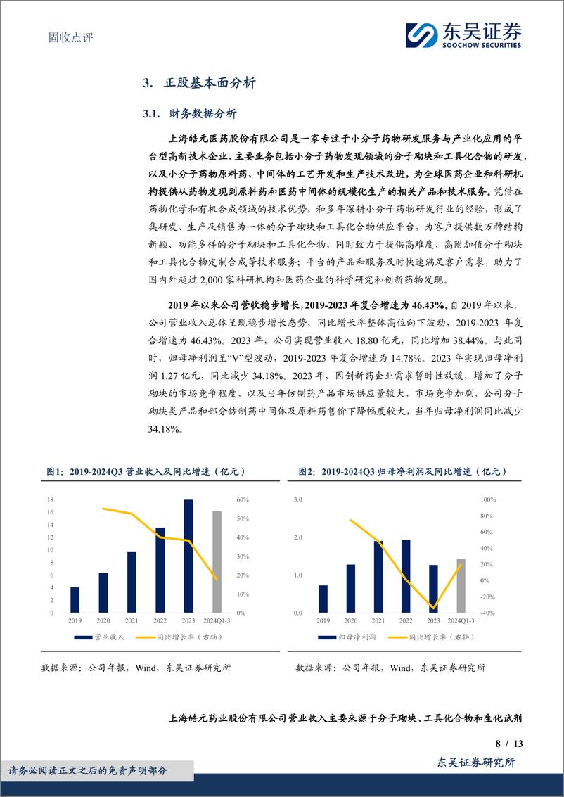 《固收点评：皓元转债，医药化学小分子研发应用先锋-241127-东吴证券-13页》 - 第8页预览图