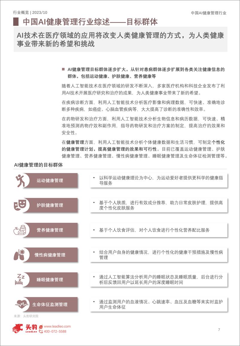 《新质生产力系列：中国AI健康管理行业概览：以AI科技助力智能健康管理-头豹-2024-35页》 - 第7页预览图