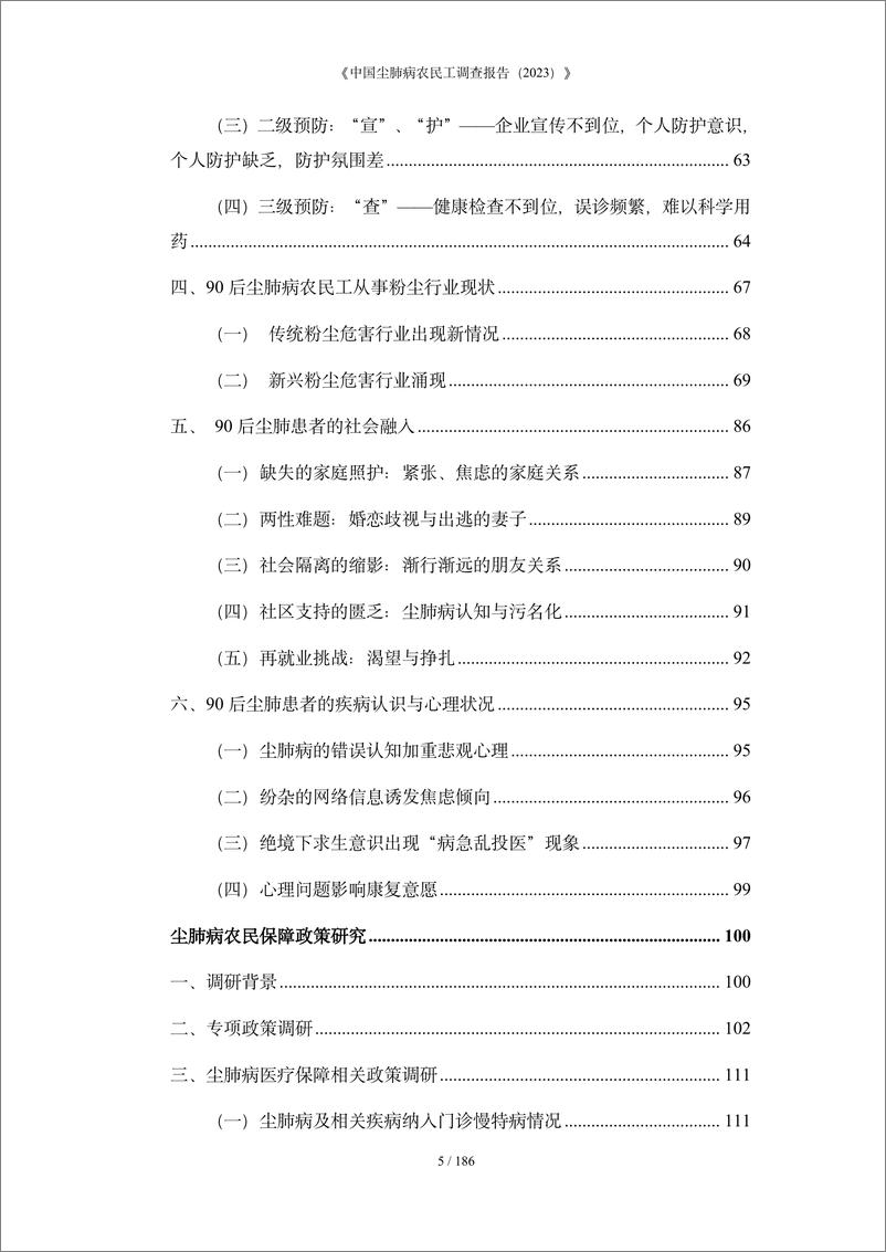 《2023中国尘肺病农民工调查报告-2024-188页》 - 第6页预览图