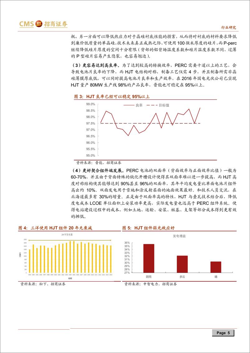 《机械行业光伏设备系列之二：关于HJT技术的5个核心问题-20190808-招商证券-26页》 - 第6页预览图