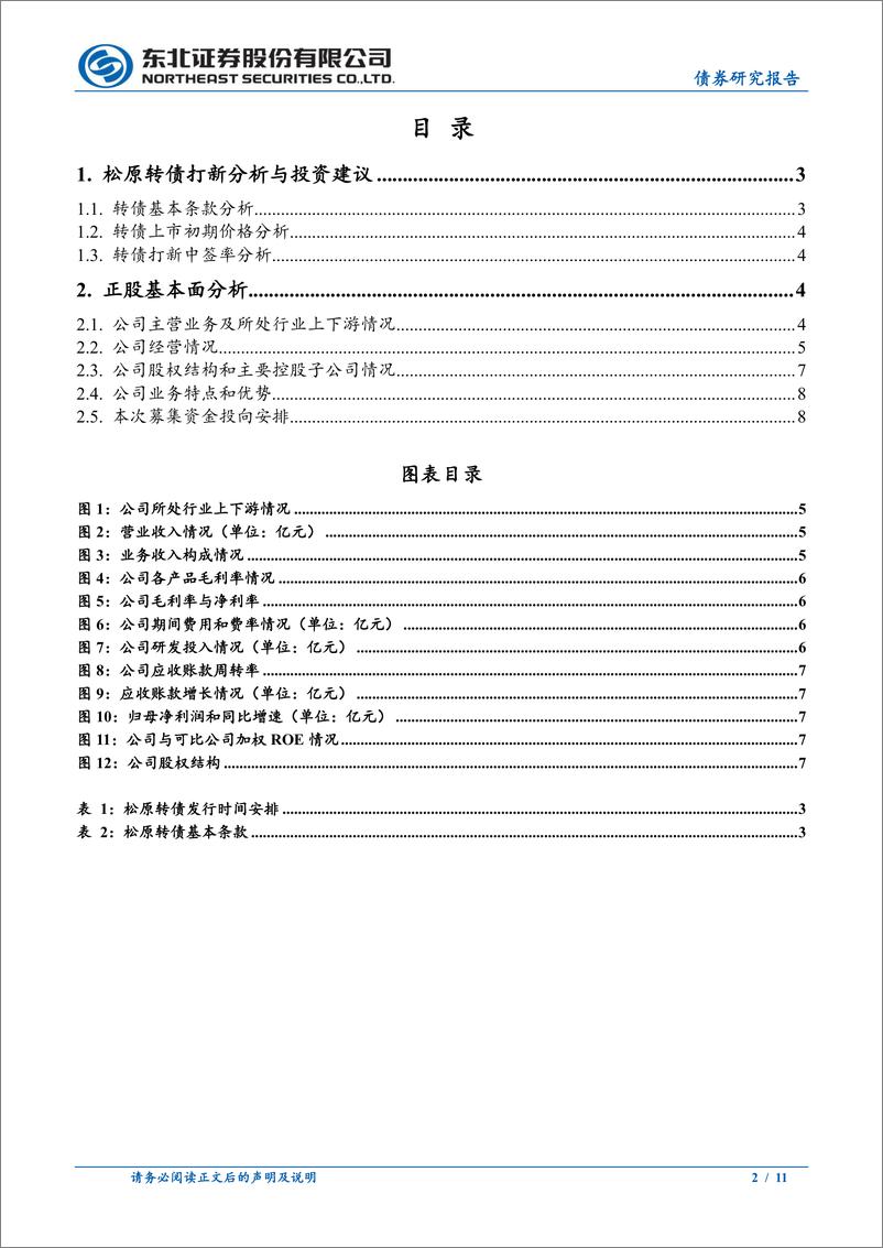 《东北固收转债分析：松原转债定价，首日转股溢价率23%25-28%25-240731-东北证券-11页》 - 第2页预览图