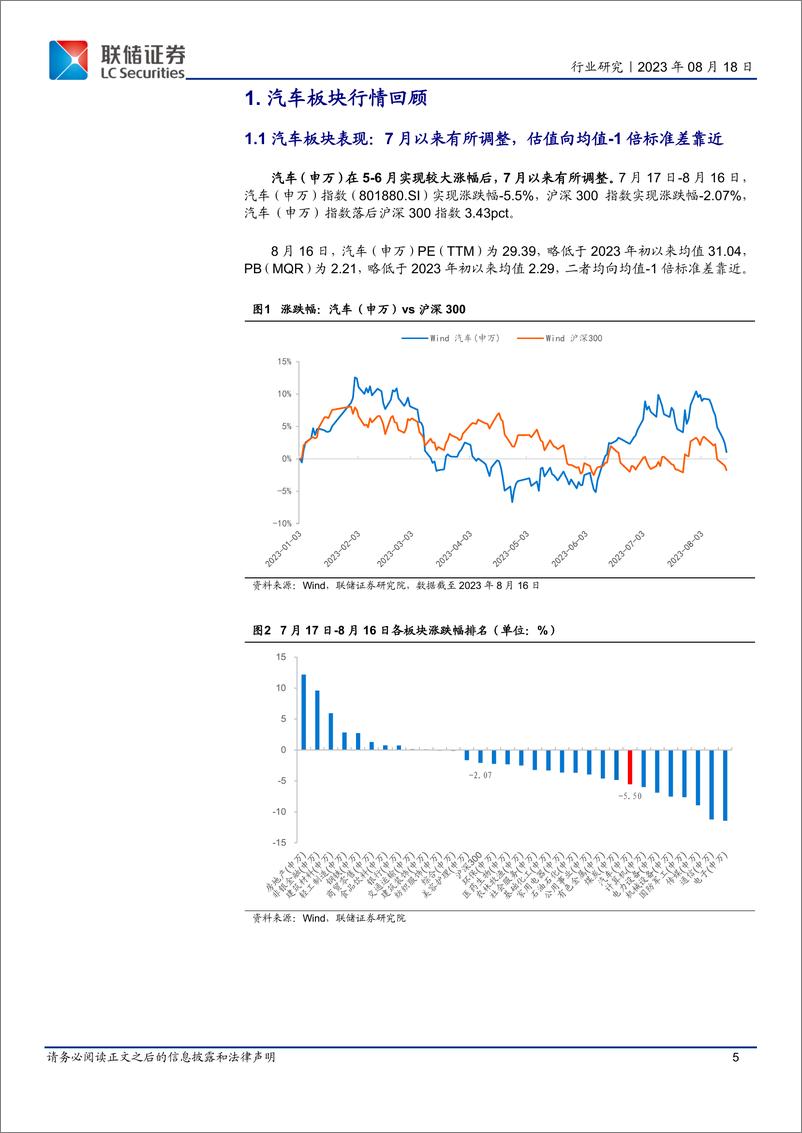 《汽车行业8月报：降价潮+新车型+促销费政策，市场整体有望迎来“金九银十”-20230818-联储证券-27页》 - 第6页预览图