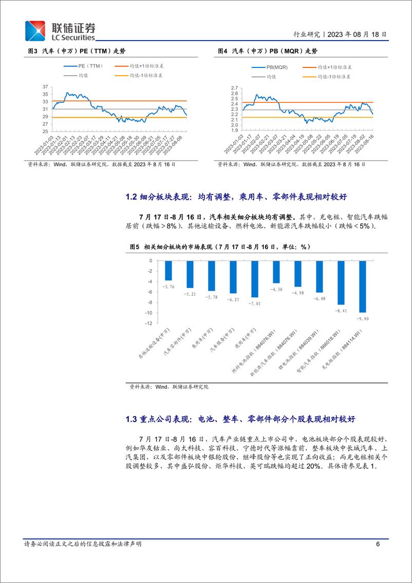 《汽车行业8月报：降价潮+新车型+促销费政策，市场整体有望迎来“金九银十”-20230818-联储证券-27页》 - 第7页预览图