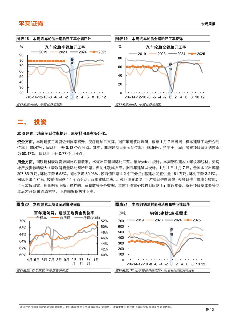 《中国经济高频观察(2025年1月第2周)：返乡置业支撑地产销售-250112-平安证券-13页》 - 第6页预览图