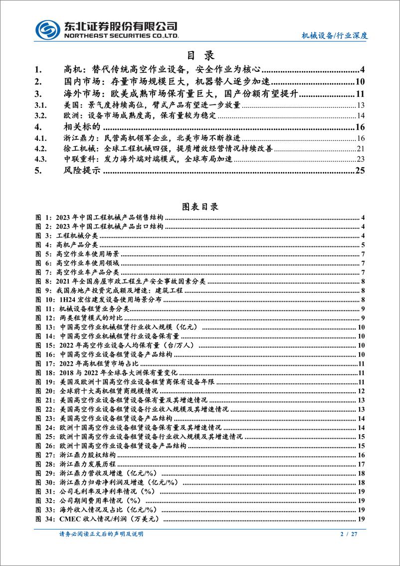 《机械设备行业工程机械系列报告(三)：高机保有量逐步提升，海外渗透率加速-240813-东北证券-27页》 - 第2页预览图