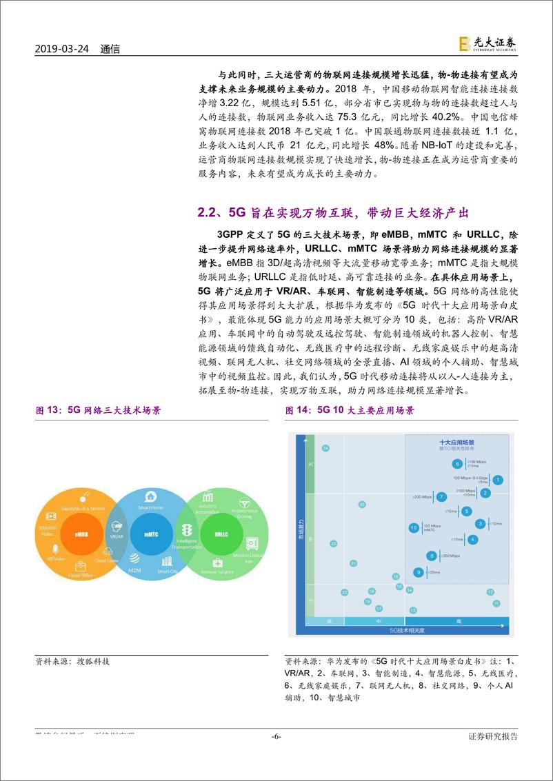 《通信行业跟踪报告之一：19年资本开支重回增长轨道，看好无线侧投资机遇-20190324-光大证券-12页》 - 第7页预览图