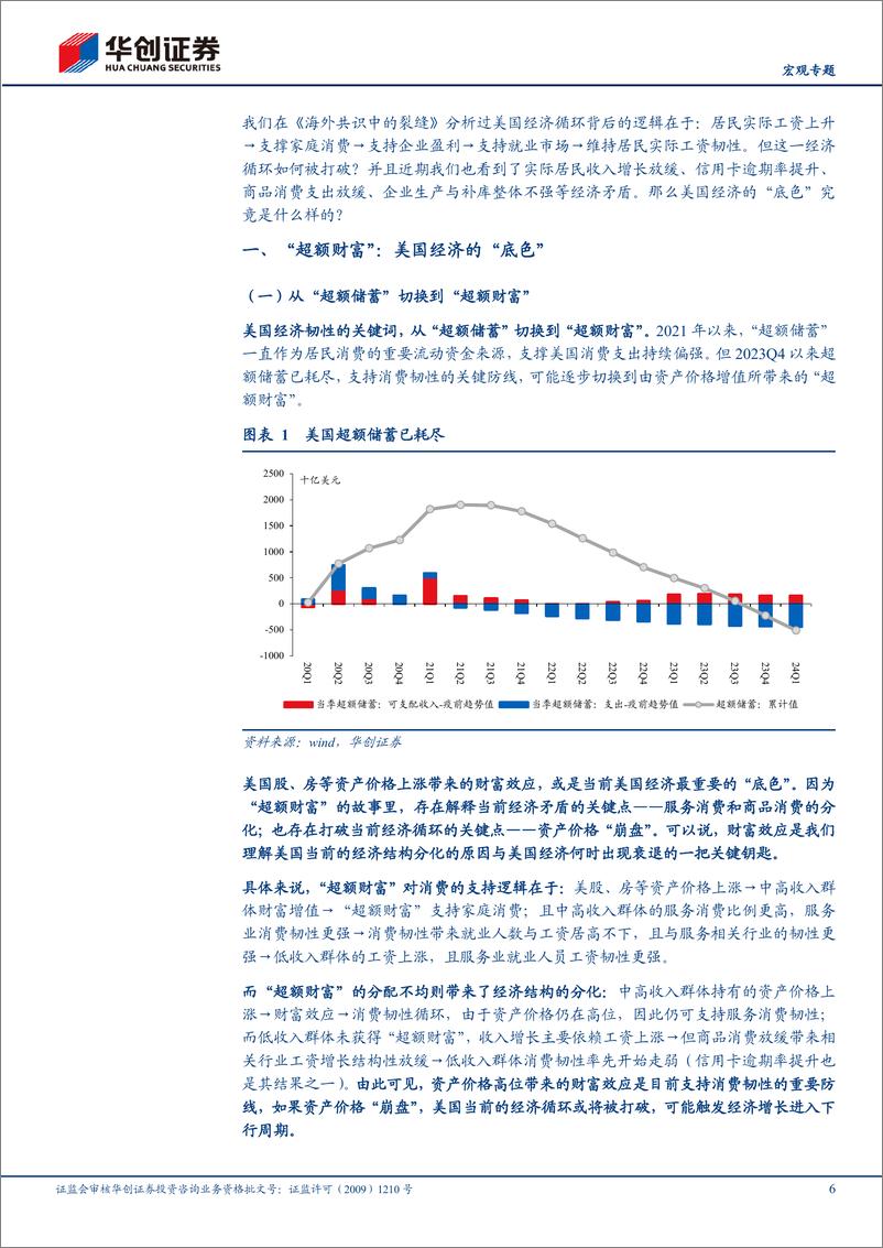 《【宏观专题】美国经济防线的转变：从“超额储蓄”到“超额财富”-240712-华创证券-19页》 - 第6页预览图