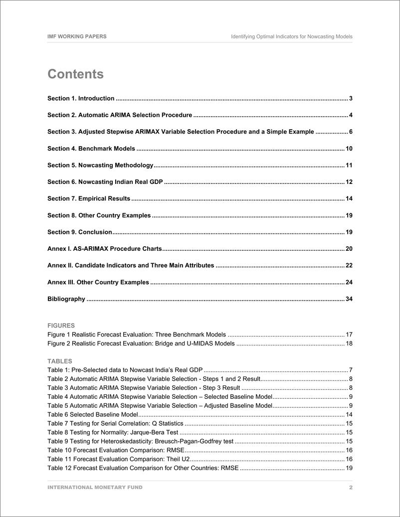 《IMF-识别Nowscasting模型的最优指标和滞后项（英）-2023.3-38页》 - 第5页预览图