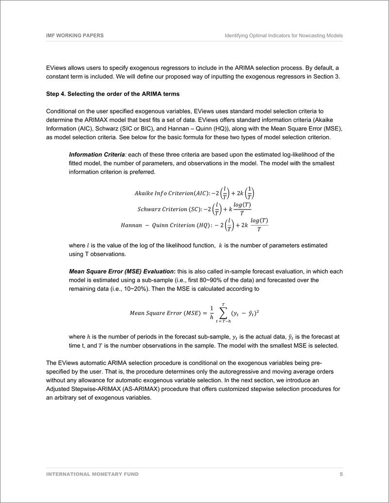 《IMF-识别Nowscasting模型的最优指标和滞后项（英）-2023.3-38页》 - 第8页预览图