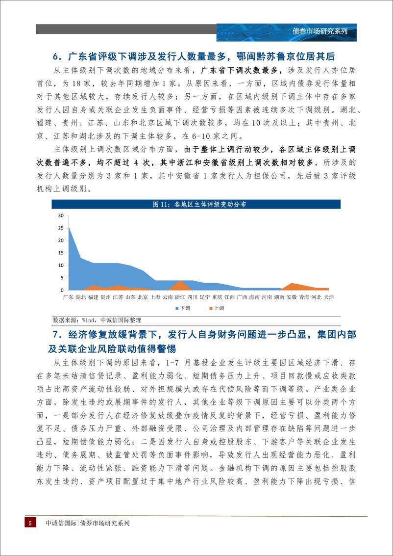 《中诚信-级别调整方向仍以负面为主，债市尾部风险犹存——2022年1-7月跟踪评级调整报告-12页-WN9》 - 第7页预览图