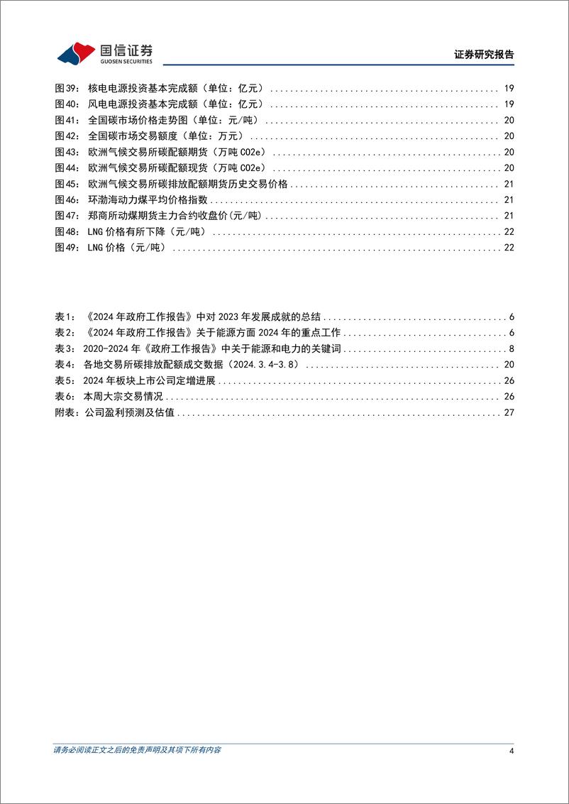 《公用环保202403第2期：2024年政府工作报告提出加快发展新质生产力，推动能源高质量发展-240310-国信证券-29页》 - 第4页预览图