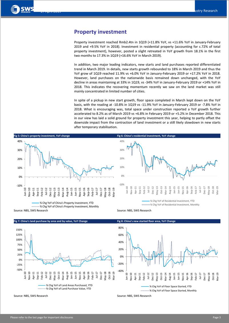 《房地产行业：首季全国行业数据点评，政策最宽松阶段已经过去-20190417-申万宏源（香港）-13页》 - 第5页预览图