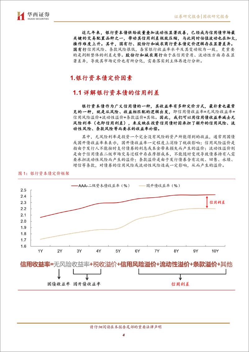 《大金融系列之八：银行资本债定价法则-241114-华西证券-26页》 - 第4页预览图