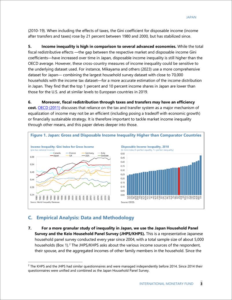 《IMF-日本实现包容性增长的可持续途径：如何解决收入不平等问题？（英）-2024-20页》 - 第6页预览图