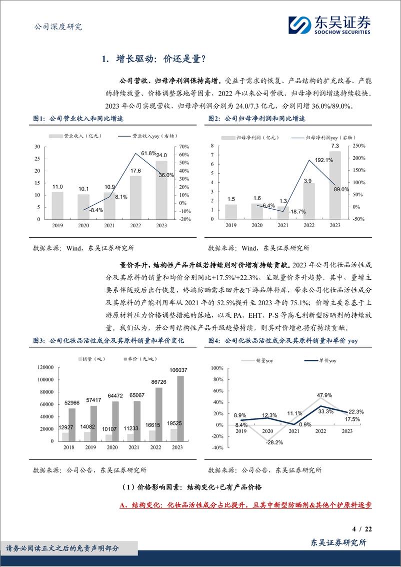 《东吴证券-科思股份-300856-科思五问-深度解析美护原料全球龙头壁垒与路径》 - 第4页预览图