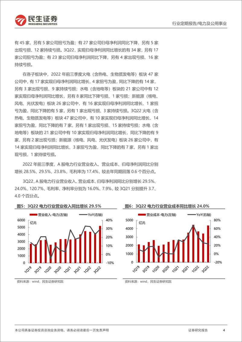 《电力行业2022年三季报业绩综述：水“枯”火“热”，核风光齐头并进-20221103-民生证券-17页》 - 第5页预览图