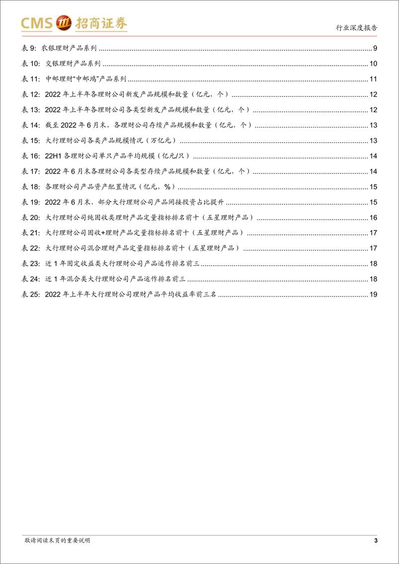 《银行业深度报告：近一年大行理财公司产品评价与回顾，规模略降、结构稳定-20220904-招商证券-20页》 - 第4页预览图