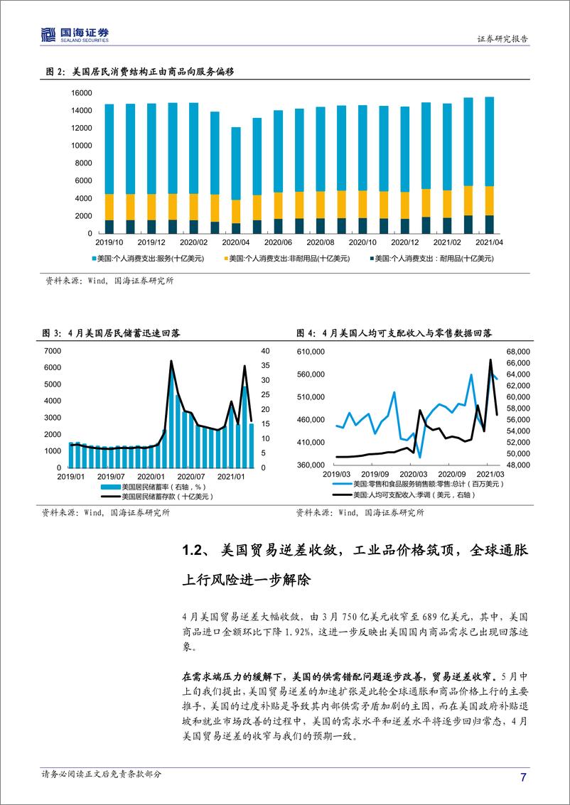 《下半年全球经济展望及交易策略：拨云见日终有时-20210622-国海证券-22页》 - 第8页预览图