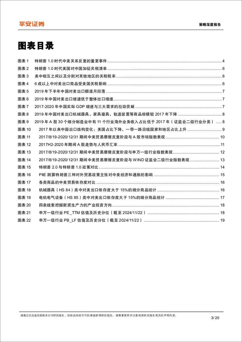 《策略深度报告：历史视角看特朗普政策对华有何影响？-241127-平安证券-20页》 - 第3页预览图