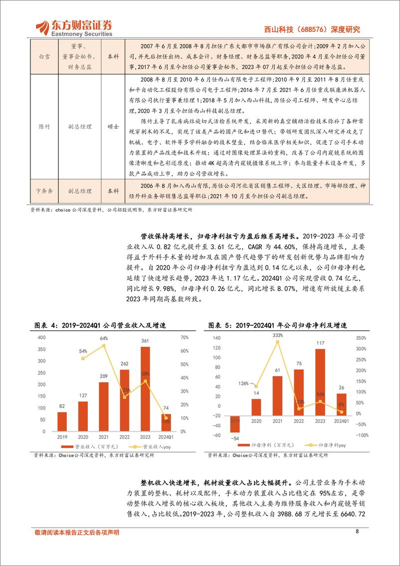 《西山科技(688576)深度研究：手术动力装置国产龙头，迈进微创手术工具整体方案提供者-240514-东方财富证券-32页》 - 第8页预览图