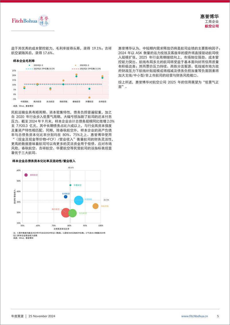 《惠誉博华2025年信用展望：航空公司-7页》 - 第5页预览图