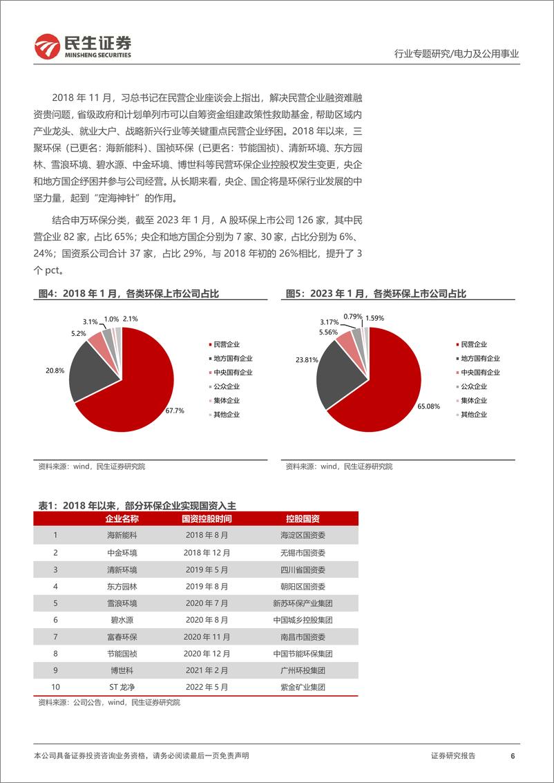 《电力及公用事业行业：民生研究国改专环保篇，国富民强，同心戮力-20230227-民生证券-20页》 - 第7页预览图