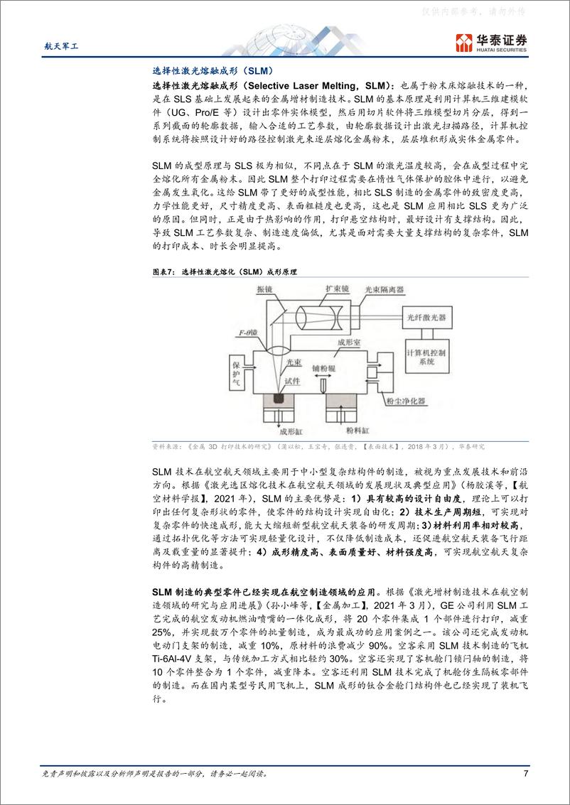 《华泰证券-航天军工行业专题研究，金属增材制造,：从“0至1”迈向“1至N”-230222》 - 第7页预览图