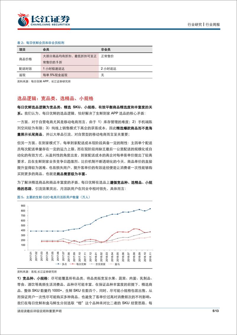 《零售行业生鲜系列专题之每日优鲜：精选“优”品，暗仓保“鲜”-20190101-长江证券-13页》 - 第6页预览图