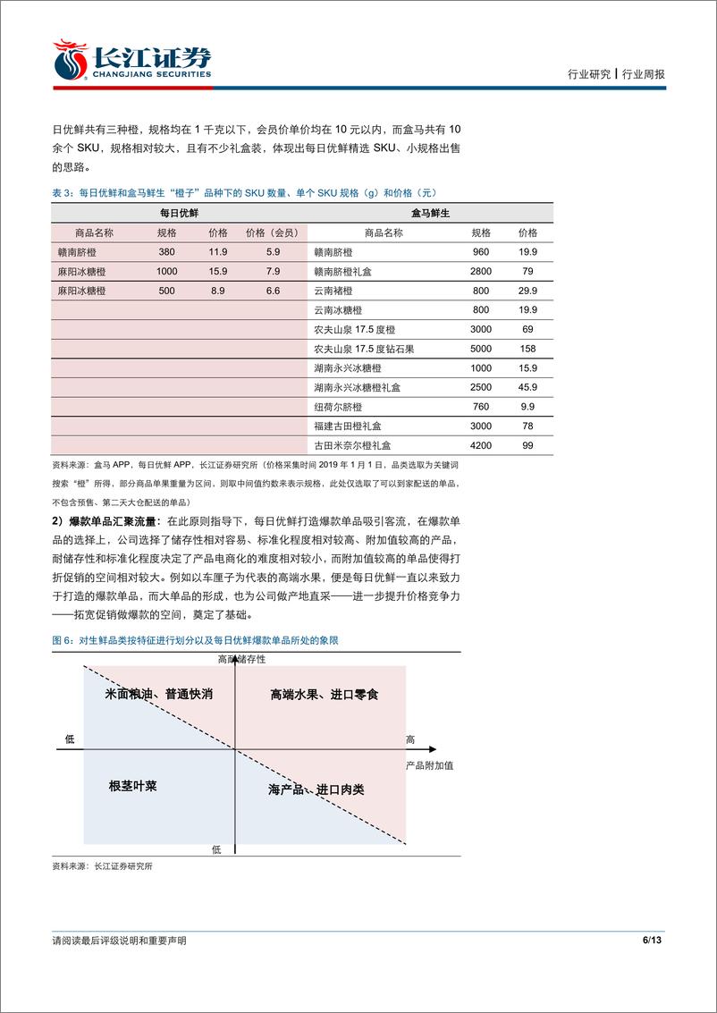 《零售行业生鲜系列专题之每日优鲜：精选“优”品，暗仓保“鲜”-20190101-长江证券-13页》 - 第7页预览图