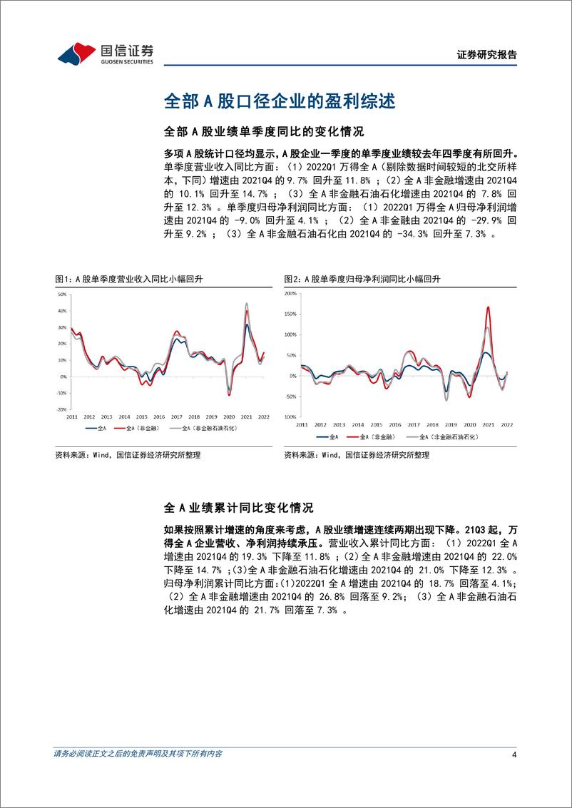 《2021年报&2022一季报专题：上游周期盈利仍占优，下游消费静待拐点-20220504-国信证券-21页》 - 第5页预览图