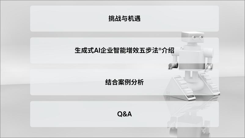 《鑫知课堂（许峰）：AI管理提效五步法——生成式AI如何帮助金融行业管理提效30%-26页》 - 第4页预览图