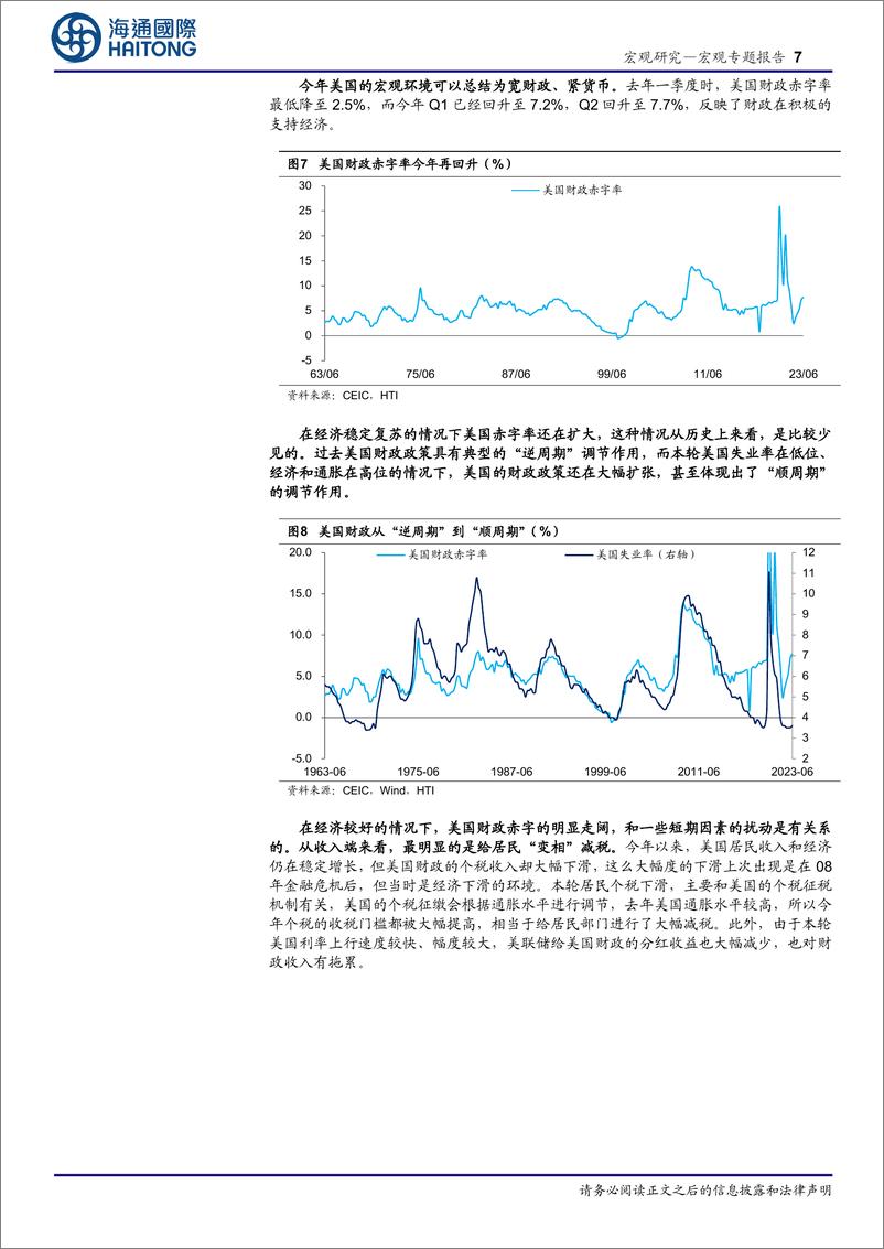 《宏观专题报告：5%的美债利率，是否偏高了？-20231024-海通国际-16页》 - 第8页预览图